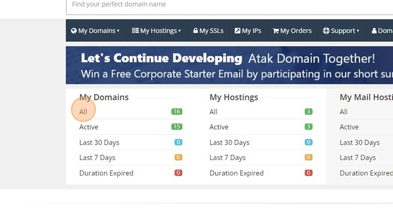 How to Renew a Domain? - Atak Domain