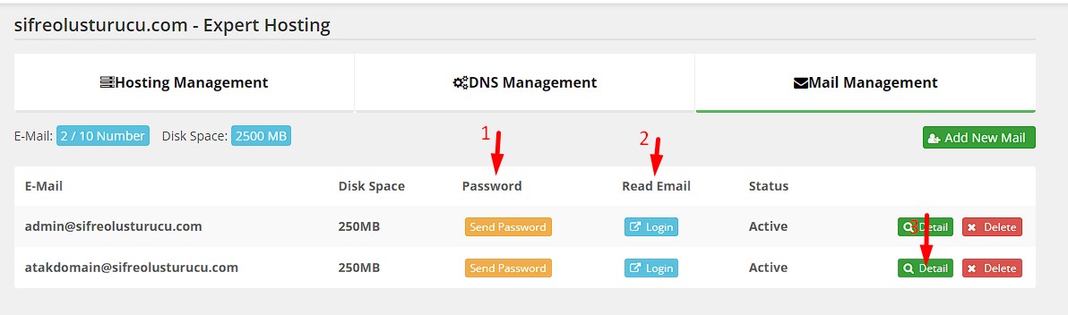 How to Manage Hosting and Email? - Atak Domain