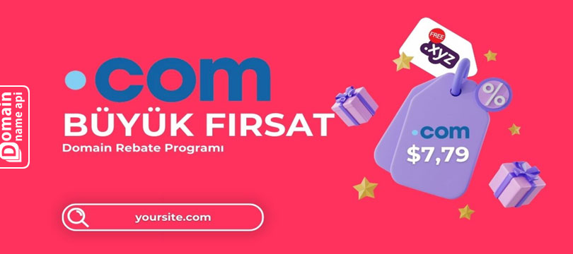 .COM Domain - En ucuz .COM Domain İndirim Programı