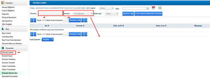 TRABİS Tarafından Silinen .TR Alan Adları İçin Backorder Başvuru Süreci