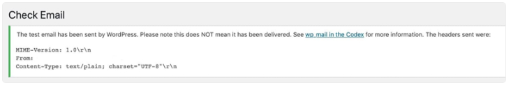 How to fix the WordPress email submission problem