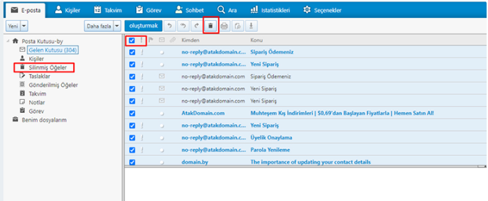 E-Posta Kotasının Dolmaması i&ccedil;in Yapılması Gerekenler