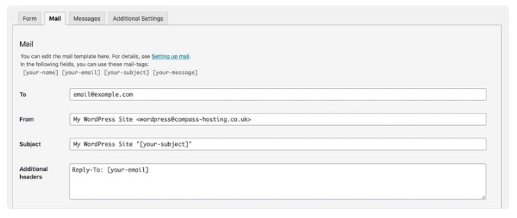 How to fix the WordPress email submission problem