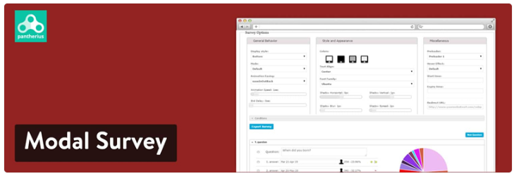 Most WordPress survey plugins to collect user responses