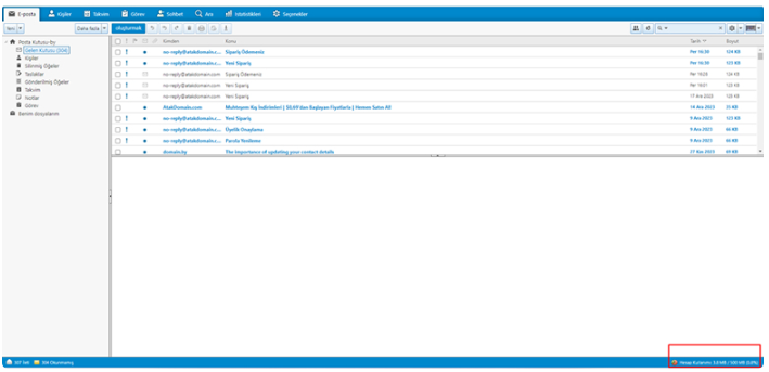 E-Posta Kotasının Dolmaması i&ccedil;in Yapılması Gerekenler