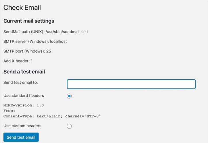 How to fix the WordPress email submission problem