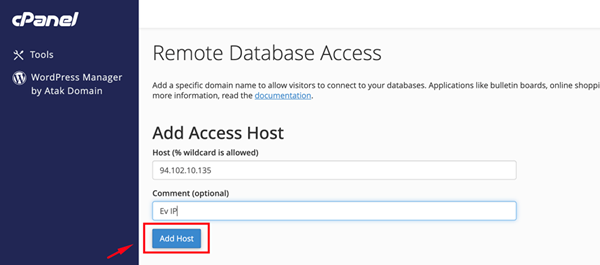 Mysql ve Mssql için remote access izni nedir?