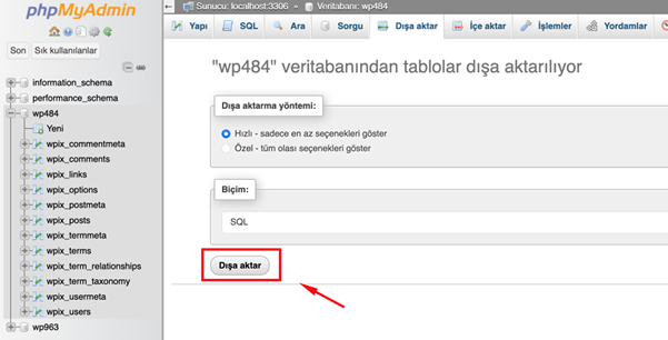 How can I take a backup of my database?