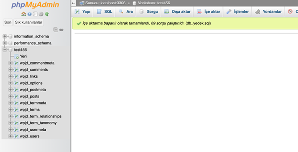 Step-by-Step Guide to Restoring MySQL Database with phpMyAdmin via cPanel