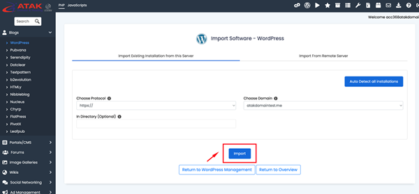 How to Import a WordPress Site into Softaculous? [Step-by-Step Guide]