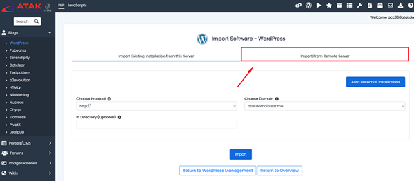 cPanel Üzerinden Web Uygulaması Nasıl Taşınır?