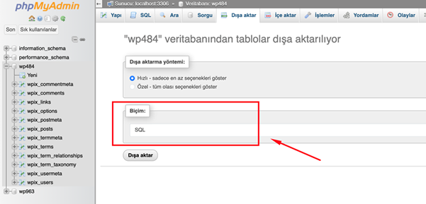 How can I take a backup of my database?