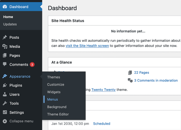 Creating WordPress theme