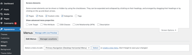 Creating WordPress theme