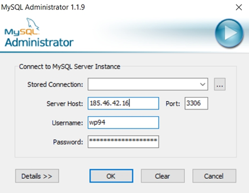 How to Restore Database with MySQL Administrator