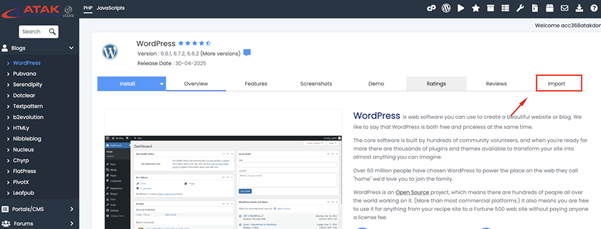 How to Import a WordPress Site into Softaculous? [Step-by-Step Guide]