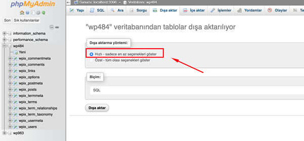 How can I take a backup of my database?