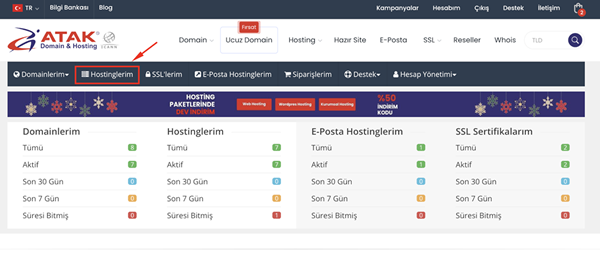 Web Hosting (cPanel) hesabıma FTP kullanıcıları ekleme