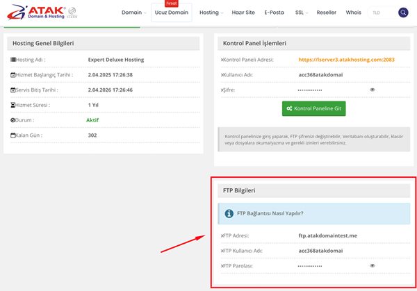 FTP ile Web Sitesi Taşıma Rehberi | cPanel FTP Şifresi Öğrenme ve FileZilla Kullanımı