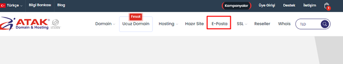 Atak Domain ’den Kurumsal Eposta Nasıl Satın Alabilirsiniz?