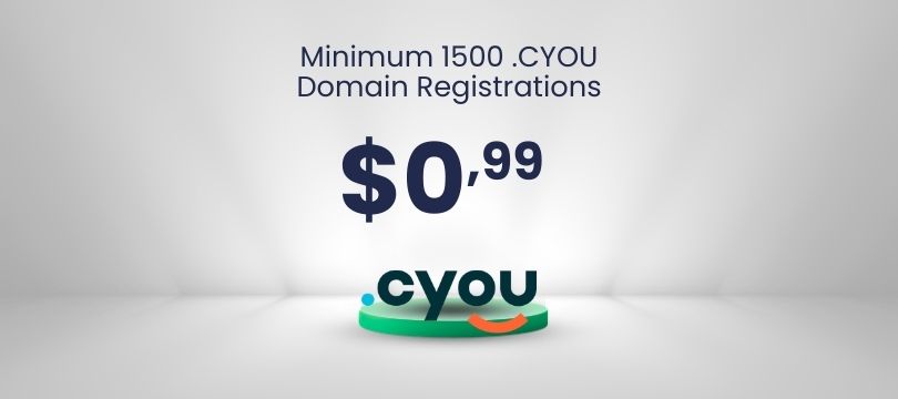 Cheap .CYOU Domain Campaign