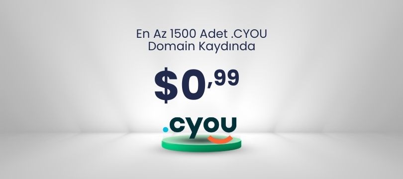 Ucuz .cyou Domain Kampanyası
