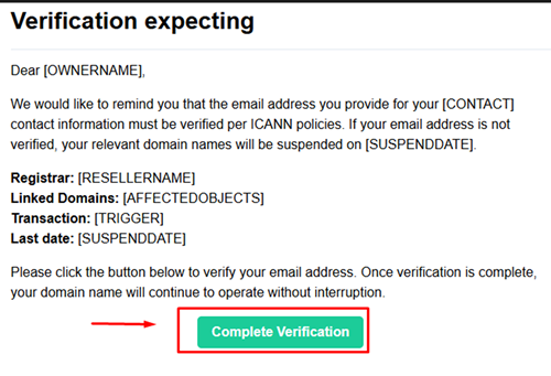 What to Do If My Domain Was Suspended Due to the WHOIS Verification Process?