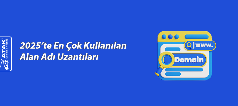 2025’te En Çok Kullanılan Alan Adı Uzantıları
