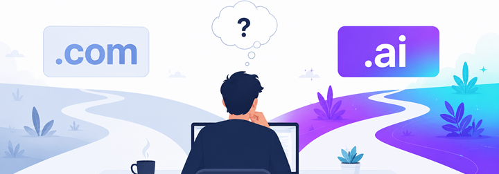 .com и .ai: какое доменное расширение выбрать для бренда?